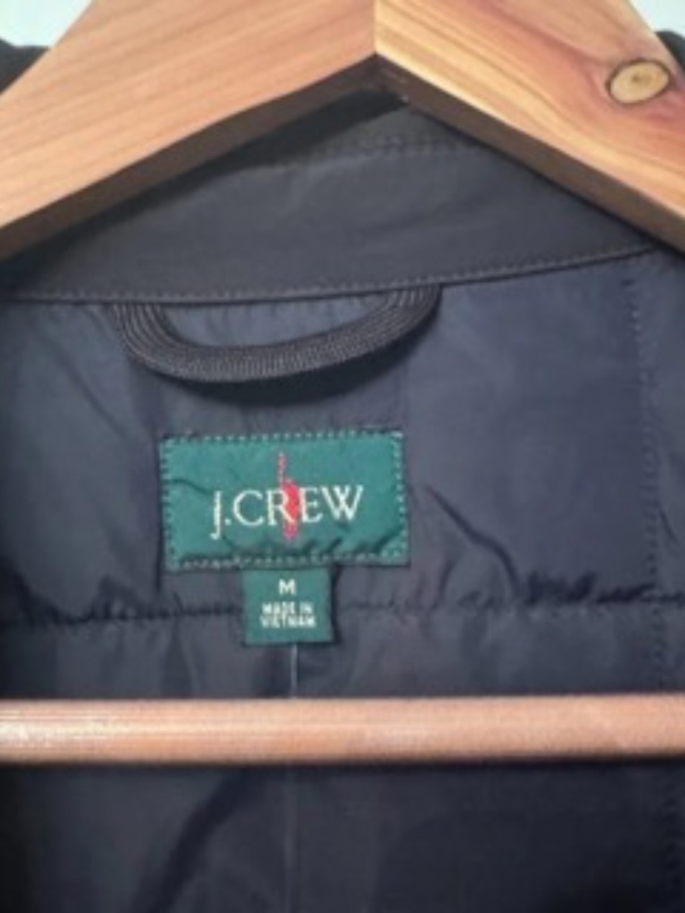 J. Crew Box-quilt insulated jacket with PrimaLoft * Navy Ink * Medium - Picture 4 of 7
